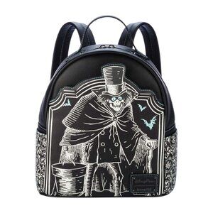 Disney  Loungefly Haunted Mansion Hatbox Ghost Glow in the Dark Mini Backpack